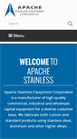 Mobile Screenshot of apachestainless.com